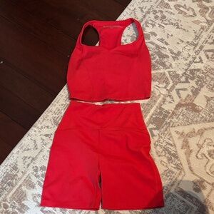 Beyond Yoga Red power beyond Set